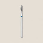 Diamond nail drill bit, flame, head diameter 2.3 mm/ working part 8 mm