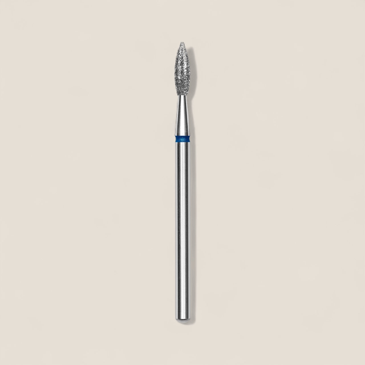 Diamond nail drill bit, flame, head diameter 2.3 mm/ working part 8 mm