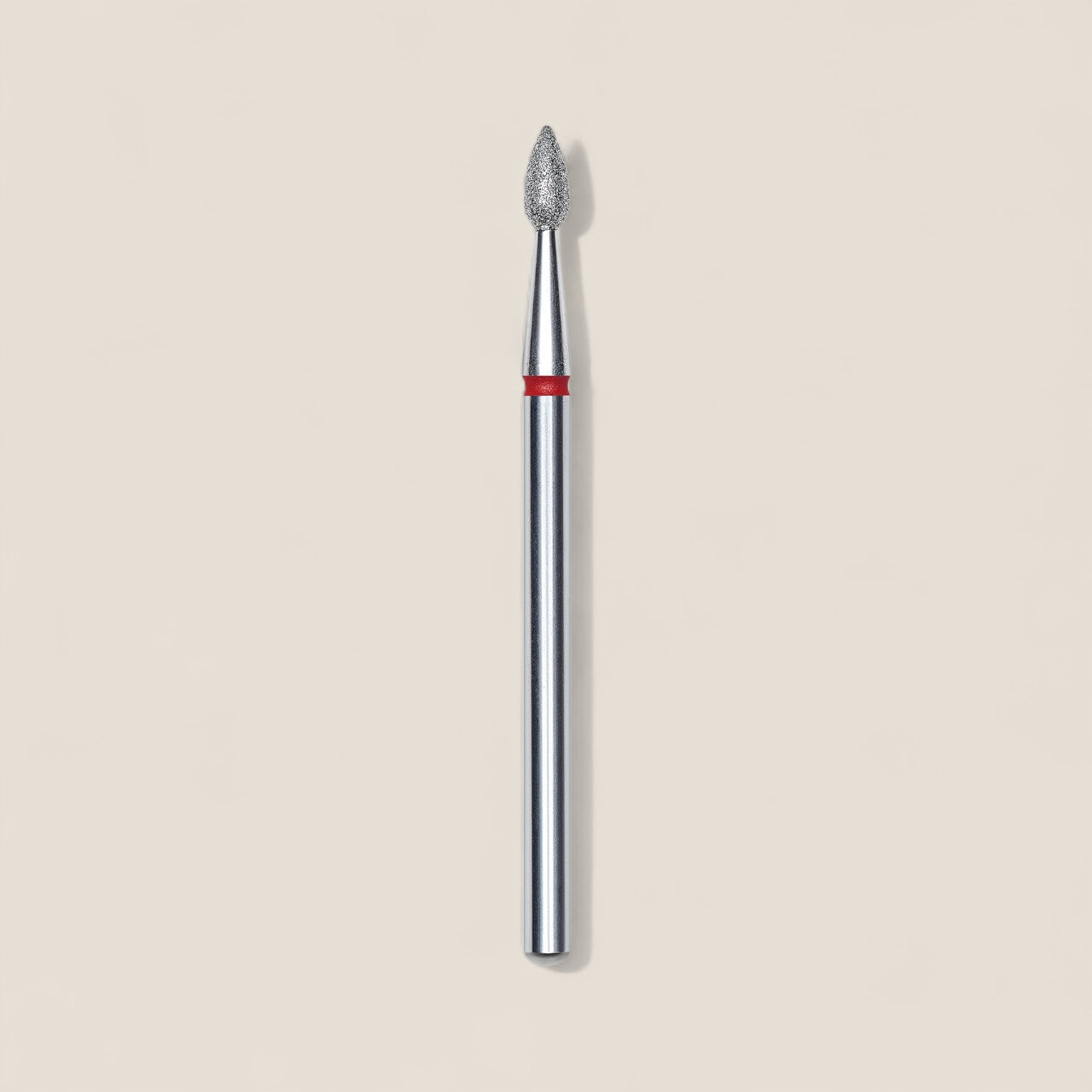 Diamond nail drill bit drop red EXPERT head diameter 2,3 mm / working part 5 mm