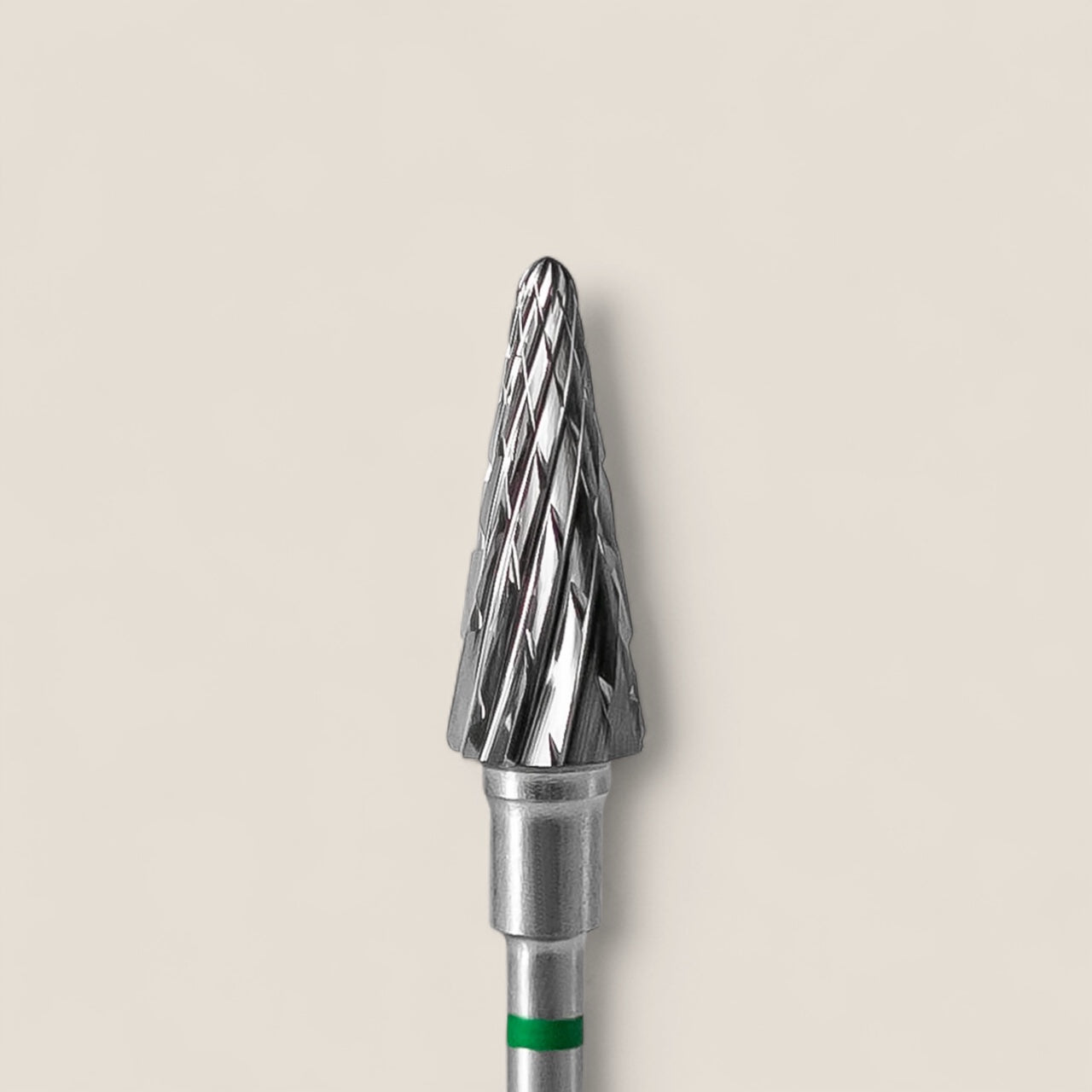 Carbide nail drill bit cone green EXPERT head diameter 6 mm / working part 14 mm