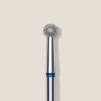 Diamond nail drill bit ball blue head diameter 3,5 mm