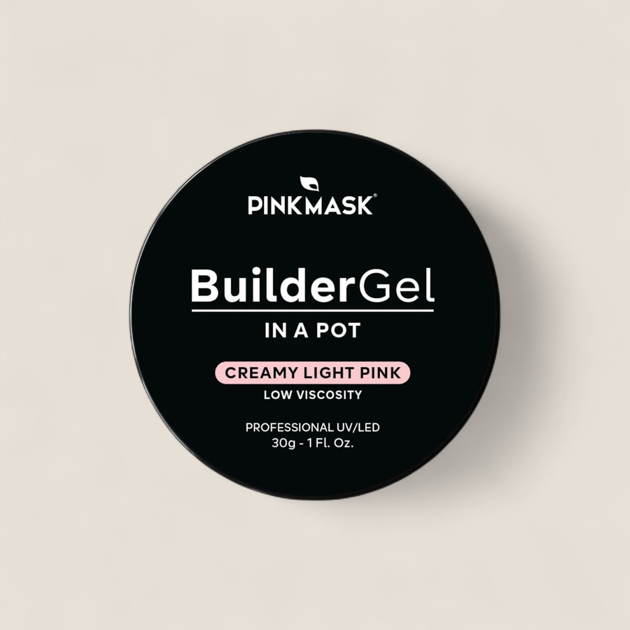 Builder Gel in a pot - Creamy light pink