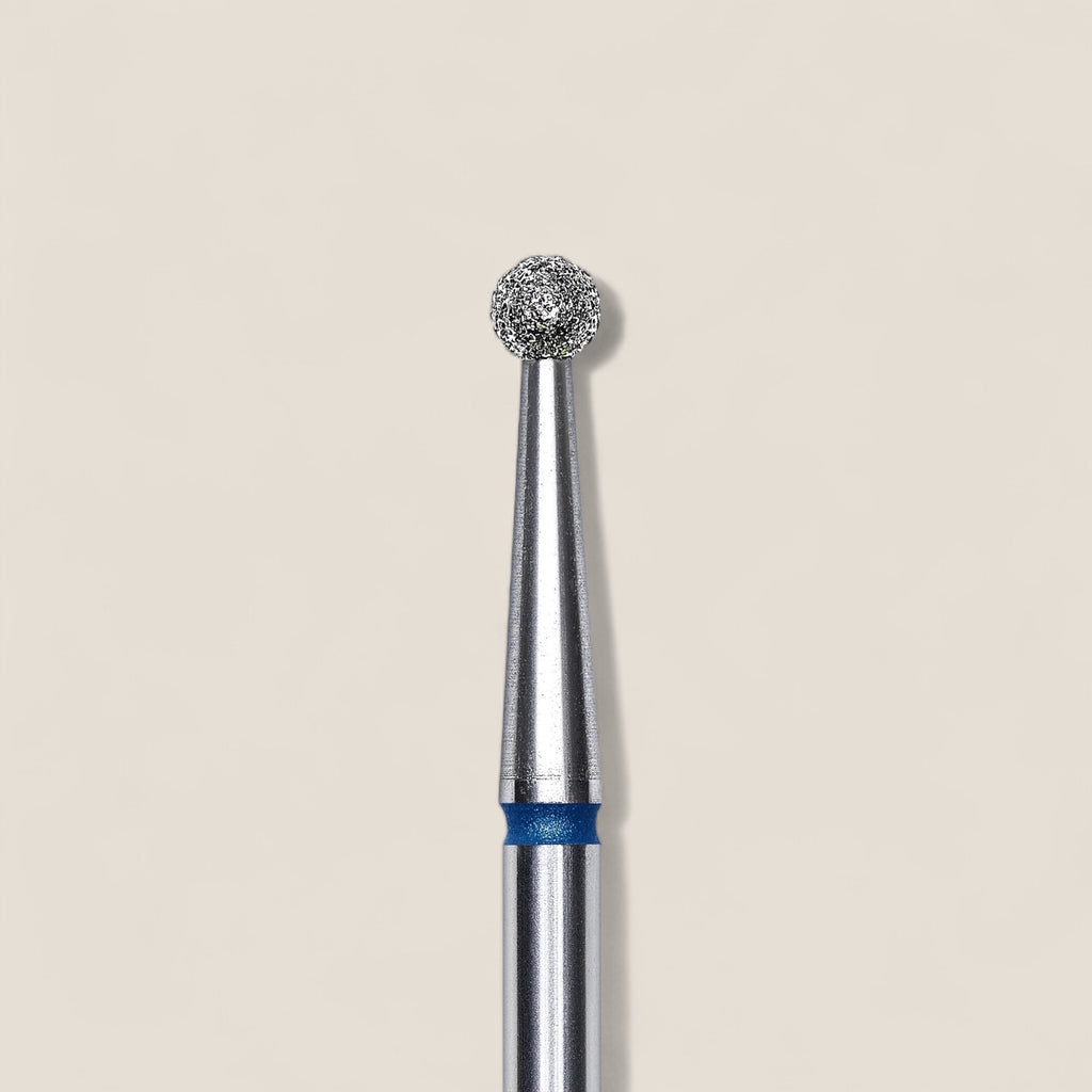 Diamond nail drill bit ball blue EXPERT head diameter 2,5 mm