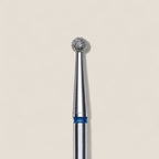 Diamond nail drill bit ball blue EXPERT head diameter 2,5 mm