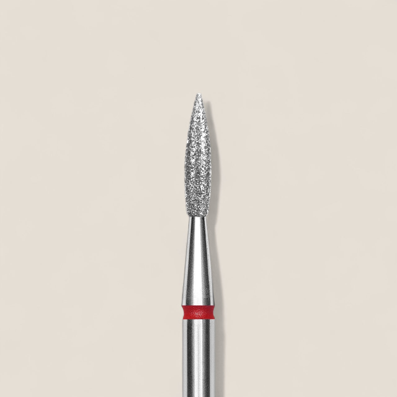 Diamond nail drill bit, flame, head diameter 2.3 mm/ working part 8 mm