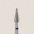 Diamond nail drill bit pointed pear blue EXPERT head diameter 4 mm / working part 12 mm