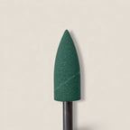 Silicone nail drill bit green
