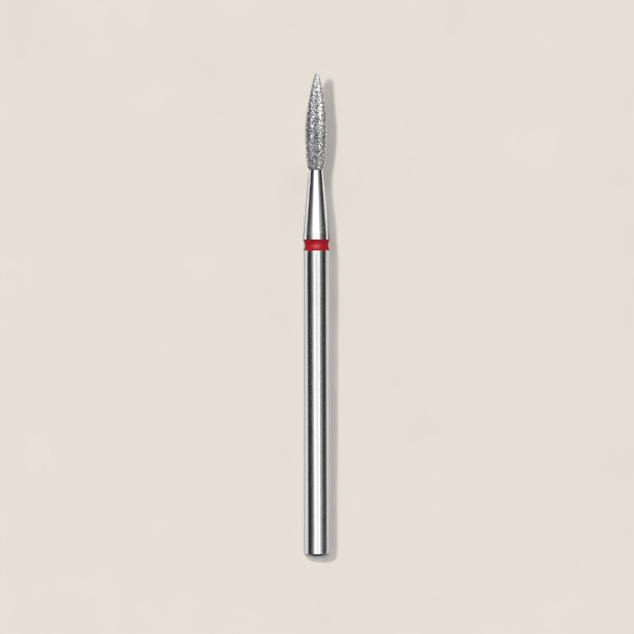 Diamond nail drill bit, flame, head diameter 2.3 mm/ working part 8 mm