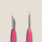 Manicure pusher Gummy with silicone handle UNIQ 11 TYPE 2