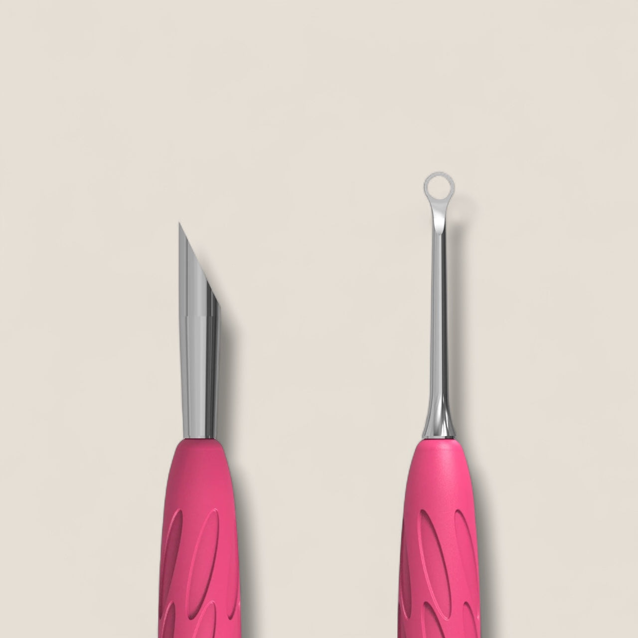 Manicure pusher Gummy with silicone handle UNIQ 11 TYPE 2