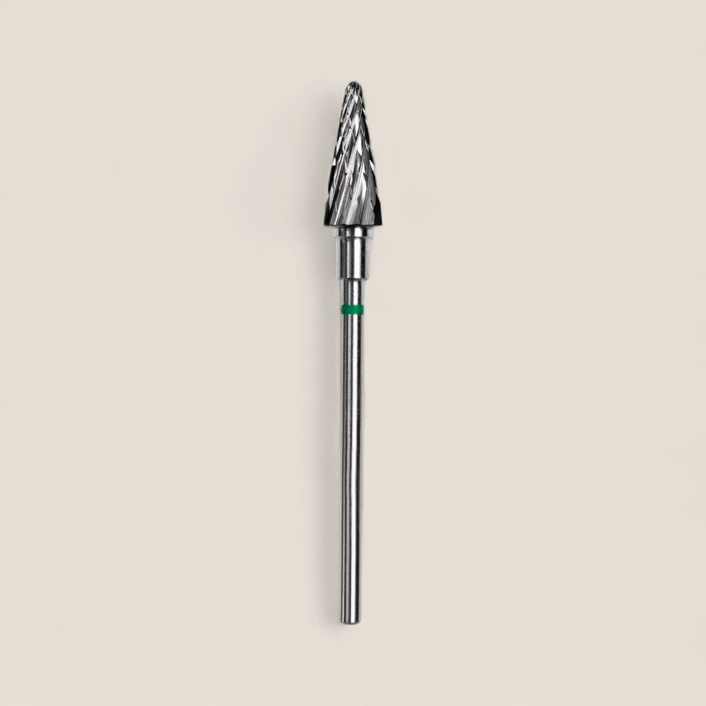 Carbide nail drill bit cone green EXPERT head diameter 6 mm / working part 14 mm