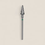 Carbide nail drill bit cone green EXPERT head diameter 6 mm / working part 14 mm