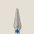Diamond flame nail drill bit blue