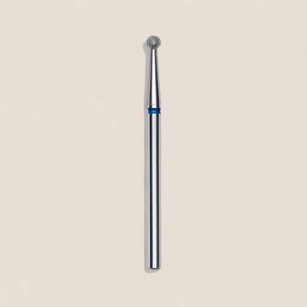 Diamond nail drill bit ball blue EXPERT head diameter 2,5 mm