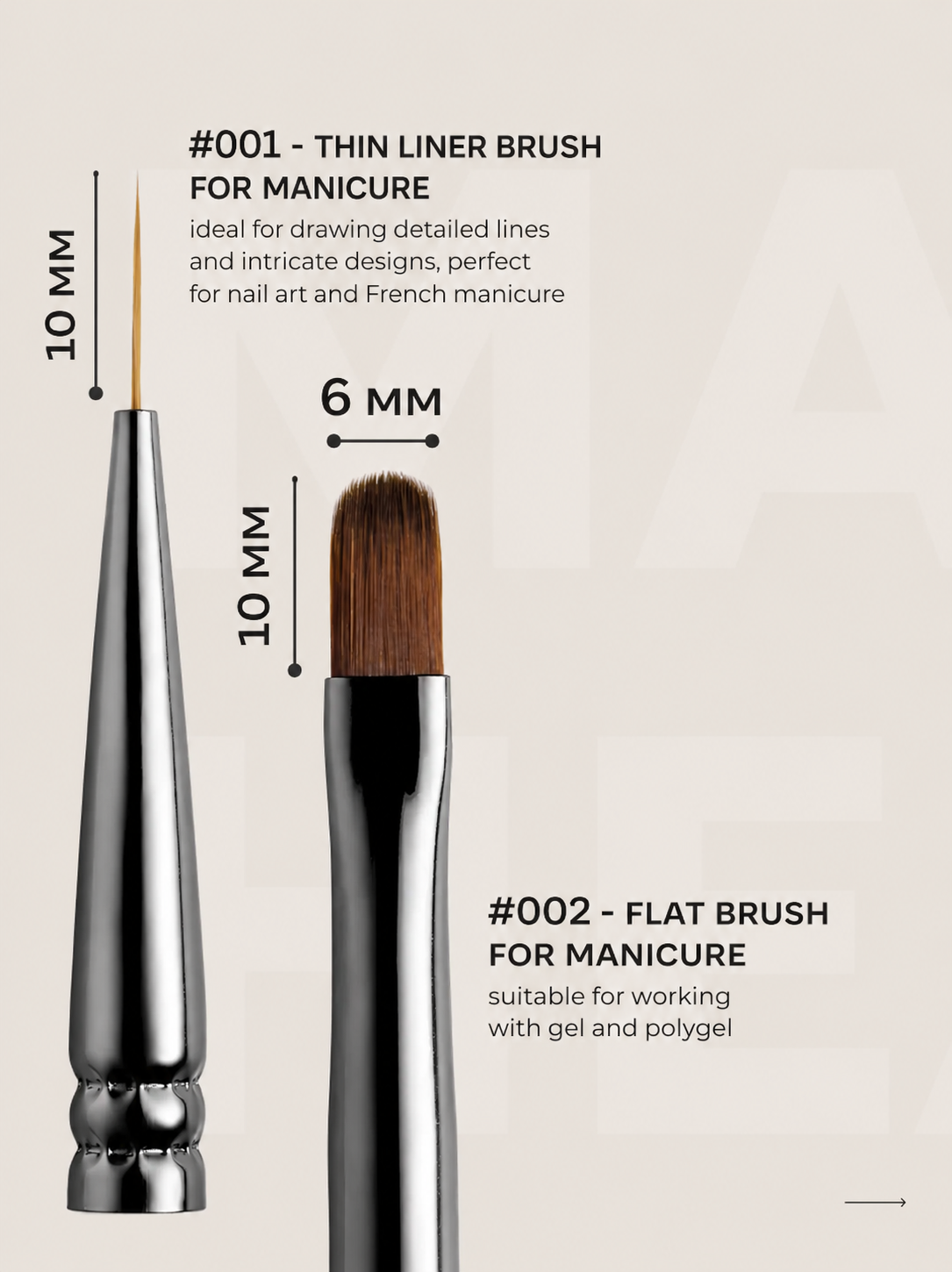 Brush Set 001/002 (white)